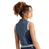 Ping Ladies Colleen Sleeveless Printed Polo Shirt Paradise Garden - Navy