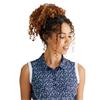 Ping Ladies Colleen Sleeveless Printed Polo Shirt Paradise Garden - Navy