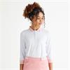 Ping Ladies Lindsey 3/4 Sleeve Polo Shirt White - Sweet Pea