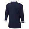 Ping Ladies Lindsey 3/4 Sleeve Polo Shirt Navy - White