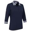 Ping Ladies Lindsey 3/4 Sleeve Polo Shirt Navy - White