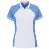 Ping Ladies Ali Polo Shirt Cornflower Blue - White