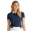 Ping Ladies Ali Polo Shirt Navy - White