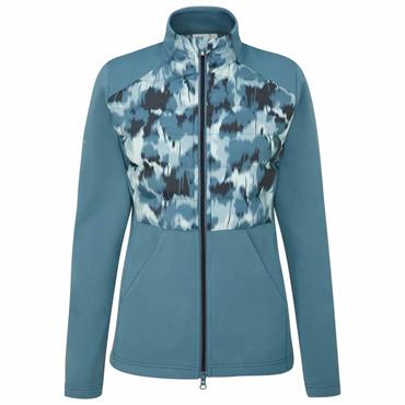 Ping Ladies Clare Zoned Fleece Jacket Blue Fusion - Navy Multi