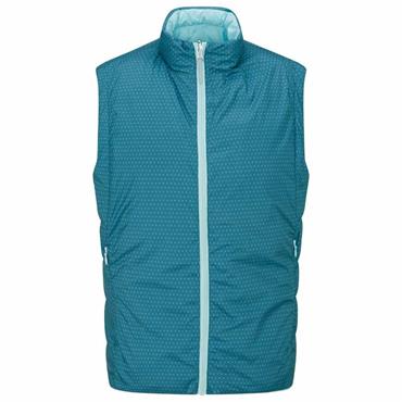 Ping Ladies Samanta Insulated Reversible Vest Opal - Blue Fusion Multi