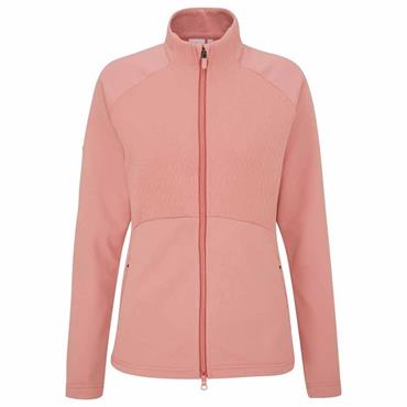 Ping Ladies Catherine Full Zip Jacket Muted Pink