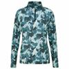 Ping Ladies Jasmine Printed Long Sleeve Midlayer Navy Multi