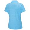 Ping Ladies Aeria Polo Shirt Azure Geo