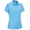 Ping Ladies Aeria Polo Shirt Azure Geo
