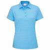 Ping Ladies Aeria Polo Shirt Azure Geo
