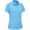 Ping Ladies Aeria Polo Shirt Azure Geo