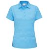 Ping Ladies Aeria Polo Shirt Azure Geo