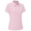 Ping Ladies Aeria Polo Shirt Fuchsia Foliage