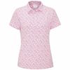 Ping Ladies Aeria Polo Shirt Fuchsia Foliage