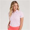 Ping Ladies Aeria Polo Shirt Fuchsia Foliage
