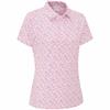 Ping Ladies Aeria Polo Shirt Fuchsia Foliage
