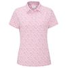 Ping Ladies Aeria Polo Shirt Fuchsia Foliage