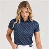 Ping Ladies Aeria Polo Shirt Micro Monogram