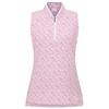 Ping Ladies Penola Sleeveless Polo Shirt Fuchsia Foliage