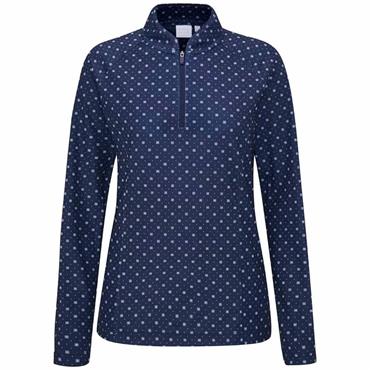 Ping Ladies Arwen Midlayer Top Micro Monogram