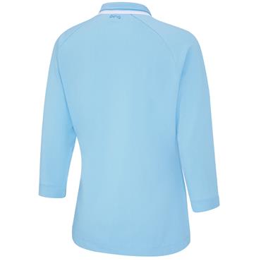 Ping Ladies Alicia Long Sleeve Polo Shirt Baltic Sea