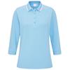 Ping Ladies Alicia Long Sleeve Polo Shirt Baltic Sea