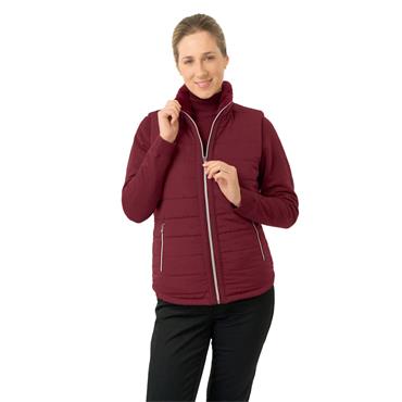 Pure Golf Ladies Hemisphere Gilet Merlot