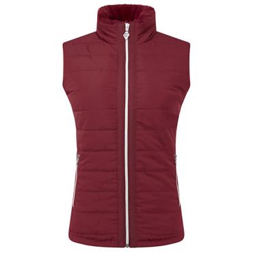 Pure Golf Ladies Hemisphere Gilet Merlot