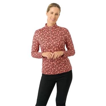 Pure Golf Ladies Arusha Long Sleeve Midlayer Top Perennial Fields