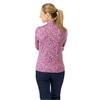 Pure Golf Ladies Arusha Long Sleeve Midlayer Top Plum Ripple