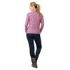 Pure Golf Ladies Arusha Long Sleeve Midlayer Top Plum Ripple