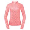 Pure Golf Ladies Arusha Long Sleeve Midlayer Top Woven Chantilly