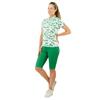 Pure Golf Ladies Amity Polo Shirt Wild Peony Emerald
