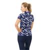 Pure Golf Ladies Amity Polo Shirt Wild Peony Navy