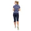 Pure Golf Ladies Amity Polo Shirt Wild Peony Navy