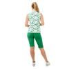 Pure Golf Ladies Amity Sleeveless Polo Shirt Wild Peony Emerald