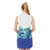 Pure Golf Ladies Carly Sleeveless Polo Shirt Floating Palms Yale