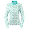 Pure Golf Ladies Gella Mid Layer Jacket Floating Palms White