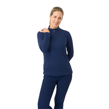 Pure Golf Ladies Iris ¼ Zip Top Navy
