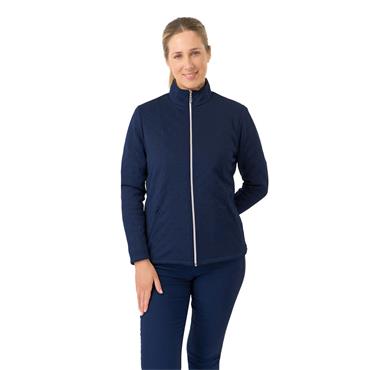 Pure Golf Ladies Lola Lined Textured Winter Jacket Navy