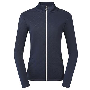 Pure Golf Ladies Lola Lined Textured Winter Jacket Navy