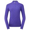 Pure Golf Ladies Sorrell Lined Sweater Future Dusk