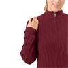 Pure Golf Ladies Sorrell Lined Sweater Merlot