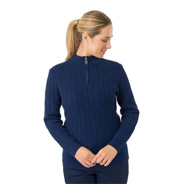 Pure Golf Ladies Sorrell Lined Sweater Navy