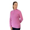 Pure Golf Ladies Sorrell Lined Sweater Pop Pink