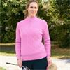 Pure Golf Ladies Sorrell Lined Sweater Pop Pink