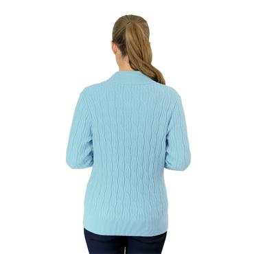 Pure Golf Ladies Sorrell Lined Sweater Retro Blue