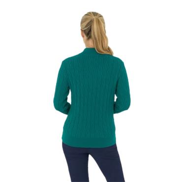 Pure Golf Ladies Sorrell Lined Sweater Deep Teal