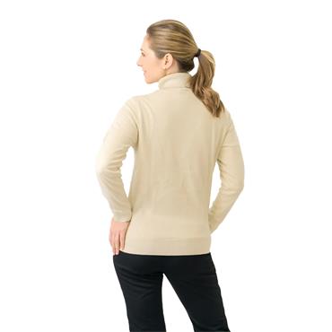 Pure Golf Ladies Sarah Roll Neck Sweater Limestone