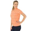 Pure Golf Ladies Amity Polo Shirt Cantaloupe